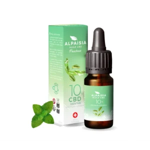 Huile CBD 10% broad spectrum menthe | ALPAISIA